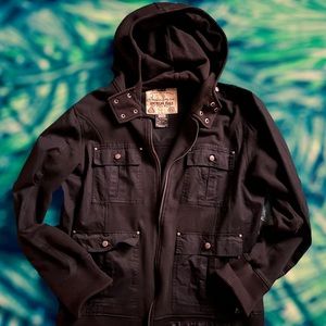 American Rag black jacket. Mens size XL